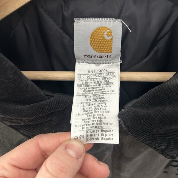 Carhartt Quilted Traditional Artic Jacket “Gravel” J22 GVL - Picture 6 of 8